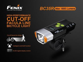 Fenix BC35R Luce ricaricabile per bicicletta (1800 lumen)