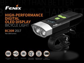 Fenix BC30R Luce ricaricabile per bicicletta (1800 lumen)