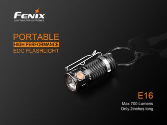 Torcia elettrica Fenix E16, 700 lumen