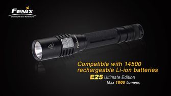 Torcia Fenix E25 Ultimate Edition, 1000 lumen