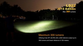 Torcia elettrica Fenix LD22 XP-G2 (300 lumen)