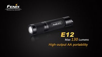 Torcia elettrica Fenix E12, 130 lumen