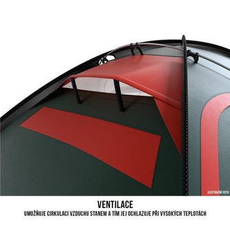 Tenda Husky Extreme Flame 1 rosso