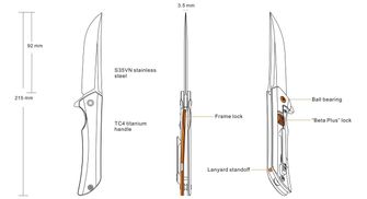 Coltello tascabile pieghevole Ruike M121-TK