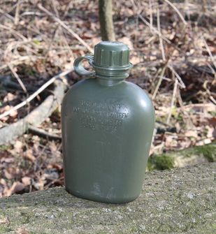 MFH bottiglia di plastica, oliva, 1l
