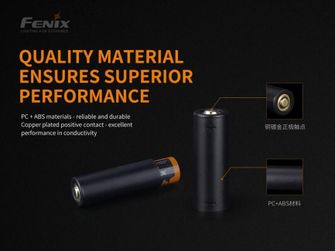 Fenix ALF-18 riduzione della batteria 21700