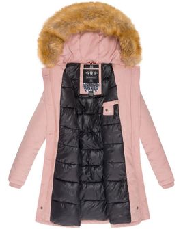 Giacca invernale da donna Marikoo Karmaa con cappuccio, rosa