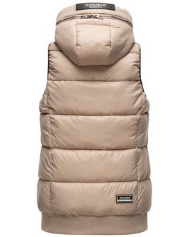 Navahoo KASSIDY Gilet con cappuccio da donna, grigio chiaro