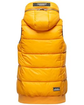 Navahoo KASSIDY Gilet con cappuccio da donna, giallo