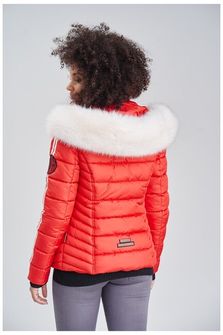 Navahoo KHINGAA´S Giacca invernale da donna con cappuccio, rosso
