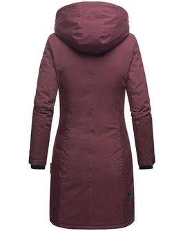 Navahoo LETIZIAA Cappotto invernale da donna con cappuccio, bordeaux