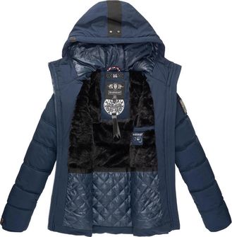 Marikoo LIEBESWOLKE giacca invernale da donna con cappuccio, navy