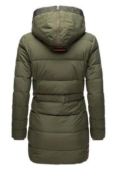 Marikoo LIEBLINGS JACKE Giacca invernale da donna con cappuccio, oliva