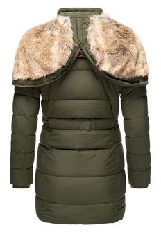 Marikoo LIEBLINGS JACKE Giacca invernale da donna con cappuccio, oliva