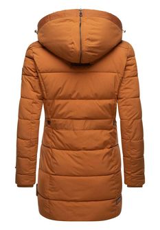 Marikoo LIEBLINGS JACKE Giacca invernale da donna con cappuccio, cannella arrugginita