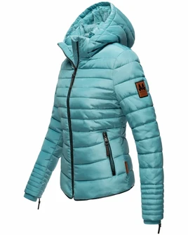 Marikoo Amber, giacca invernale da donna con cappuccio, blu scuro