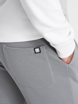 Pantaloni Jogger Ombre da uomo V5, grigio