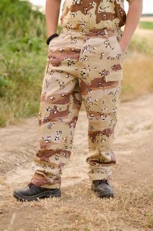 MFH BDU pantaloni da uomo Rip-Stop, deserto 6col