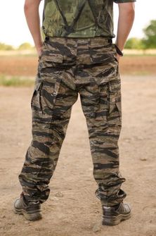 MFH BDU pantaloni da uomo Rip-Stop, tiger stripe