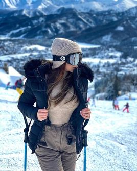 Navahoo Miamor, giacca invernale da donna con cappuccio, nero