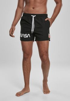 Costume da bagno NASA da uomo logo WORM, nero