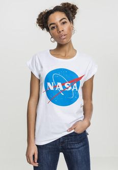 Maglietta NASA da donna Insignia, bianco