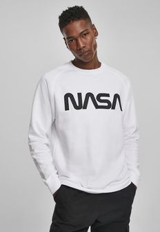 Felpa NASA EMB girocollo da uomo, bianco