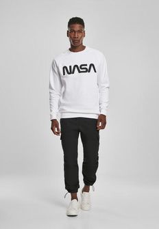 Felpa NASA EMB girocollo da uomo, bianco