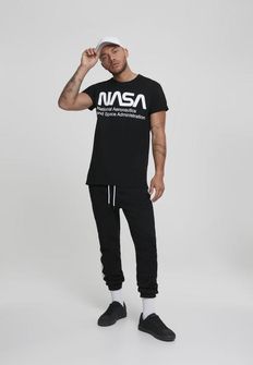 Maglietta Wormlogo da uomo della NASA, nero