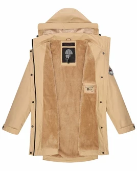 Navahoo Deike giacca invernale da donna con cappuccio, beige