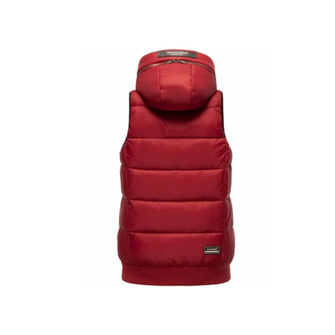 Navahoo KASSIDY Gilet con cappuccio da donna, rosso sangue