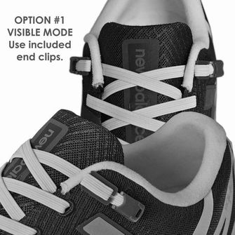 Xpand Elastic lacci per scarpe, grigio