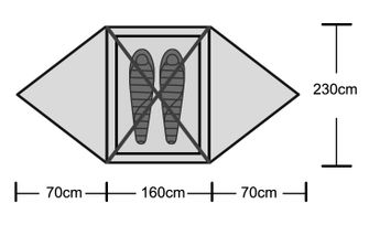 Origin Outdoors Tenda Snugly 2 persone