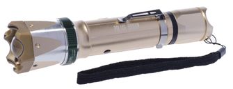 Paralizzatore con torcia Wolf HY-6610 zoom, oro 10 000 000V