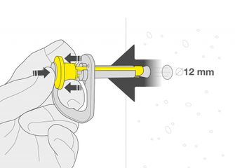 Petzl COEUR PULSE 12 mm rivetto ad espansione smontabile in acciaio inox