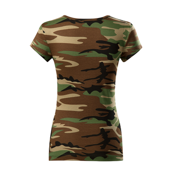 DRAGOWA maglietta da donna army girl, mimetico 150g/m2