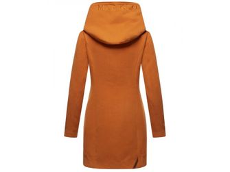 Marikoo MAIKOO Cappotto invernale da donna con cappuccio, cannella arrugginita