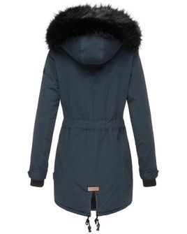 Navahoo Luluna, giacca invernale da donna con cappuccio, blu scuro