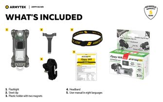 Kit luce portatile ArmyTek Zippy WR ES, verde