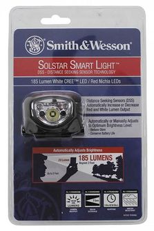 Smith &amp; Wesson XPG-Gen2 LED Cree lampada frontale LED 180 lumen, bianche, rosse