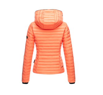 Navahoo Kimuk giacca da donna per mezza stagione con cappuccio, arancione