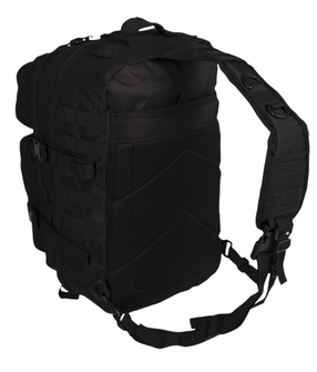 Mil-tec Assault large zaino monospalla, nero 29L