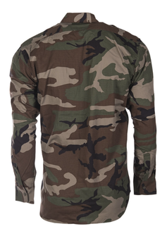 Mil-tec Ripstop camicia a maniche lunghe, woodland