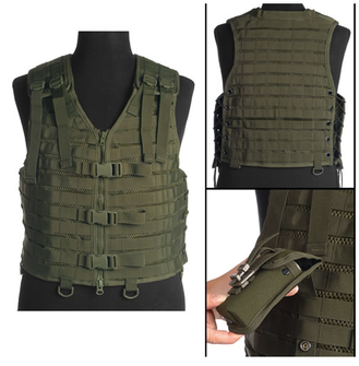 Gilet tattico Mil-Tec Sistema modulare, nero