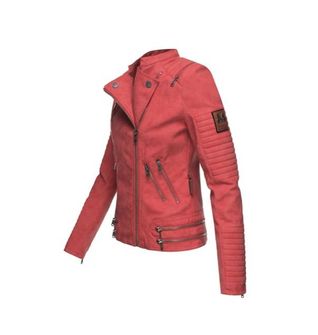 Giacca in pelle da donna Marikoo Akikoo, rosso