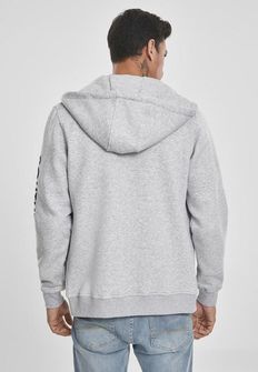 Felpa NASA Southpole con zip e cappuccio da uomo, grigio