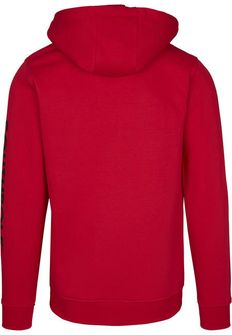 Felpa con zip e cappuccio NASA Southpole da uomo, rosso