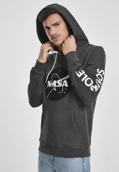 Felpa con cappuccio NASA Southpole Insignia Logo da uomo, antracite