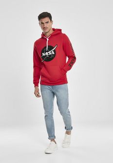 Felpa con cappuccio NASA Southpole Insignia Logo da uomo, rosso