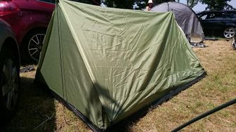 MFH minipack tenda per 2 persone, oliva 213x137x97cm